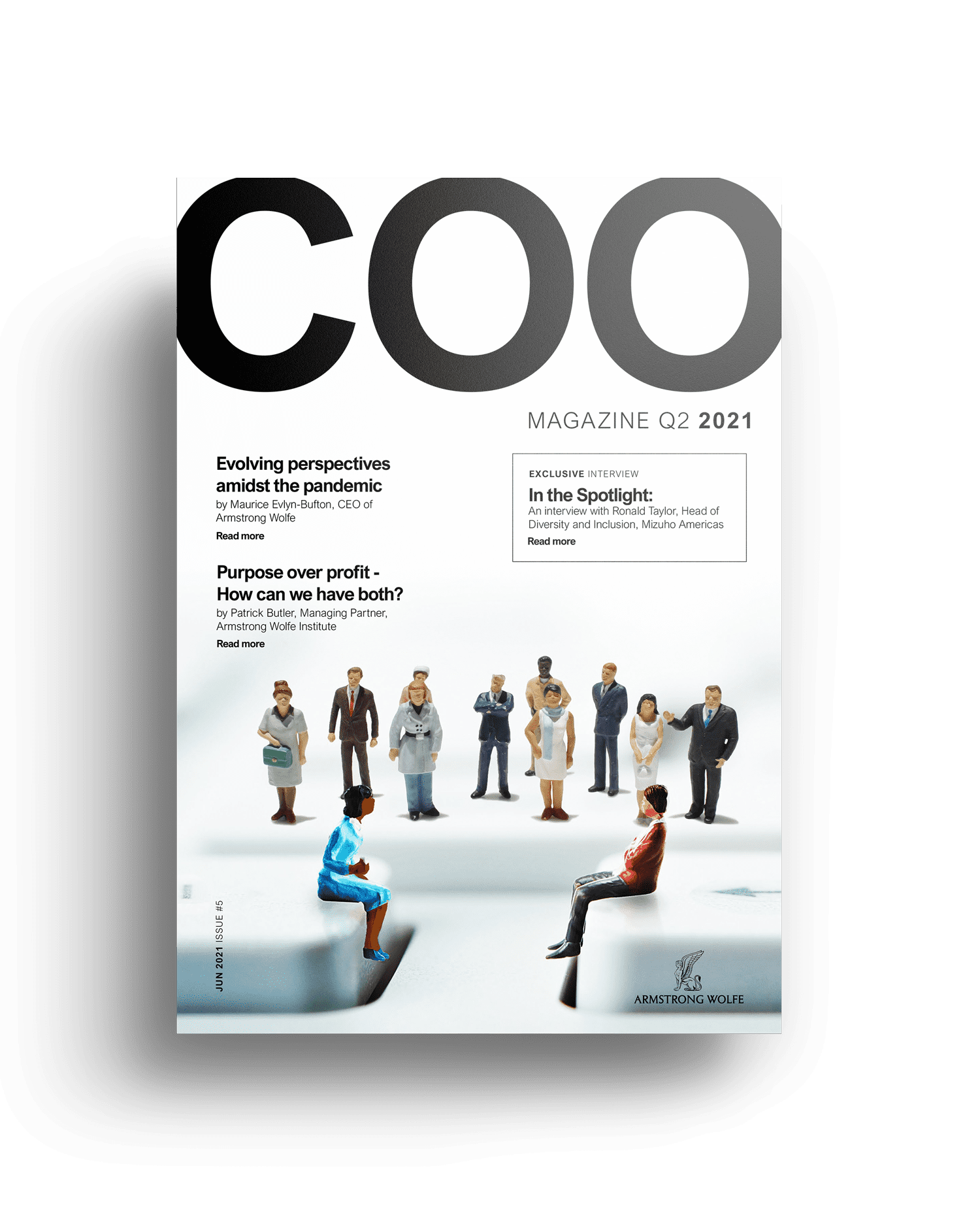 magazine-mockup Financial Services Advisory Firm