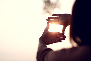 New,Year,Planning,And,Vision,Concept,,Close,Up,Of,Woman