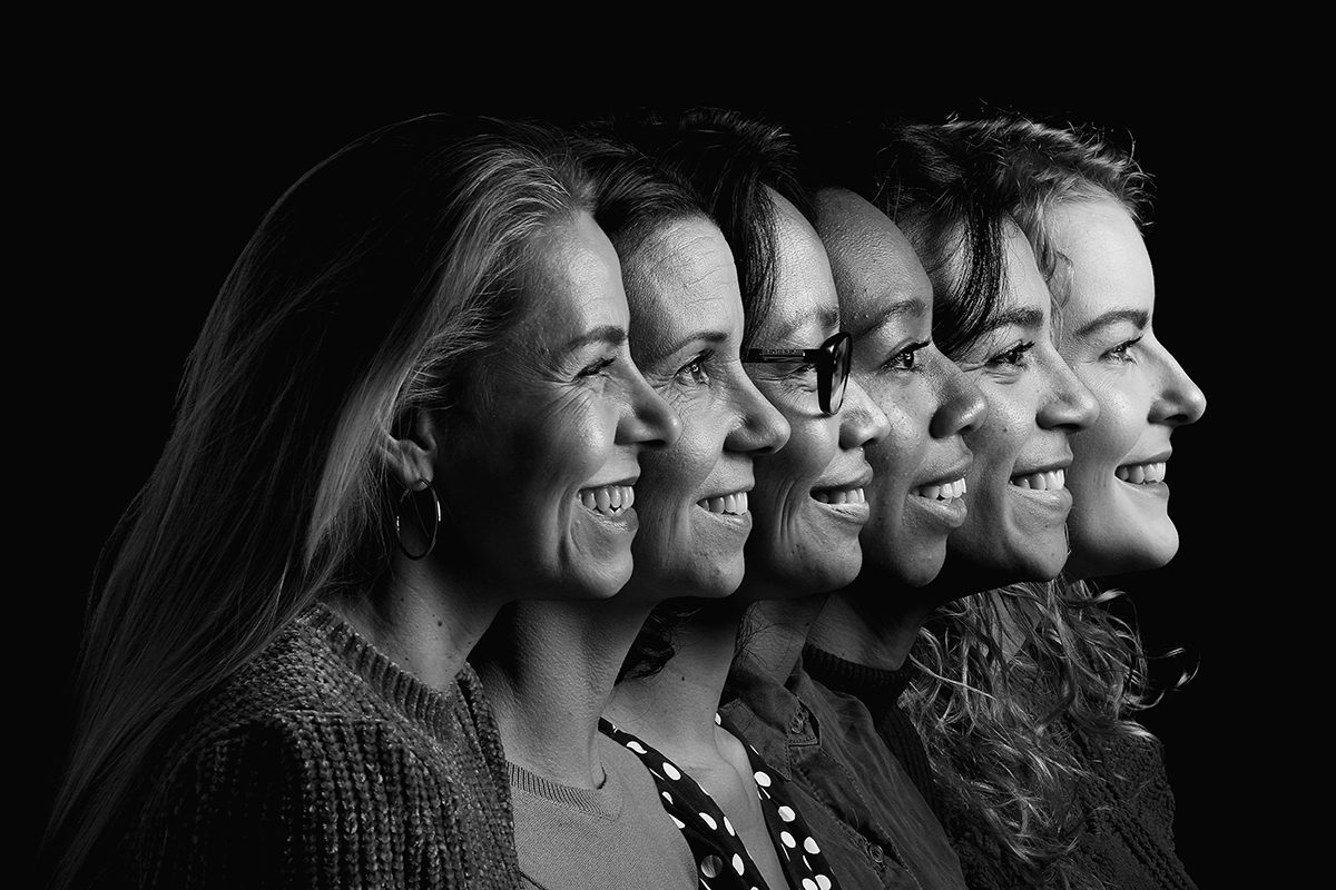 Black,And,White,Portraits,Of,Different,People